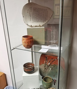 Pottery and clay artwork, outer hall